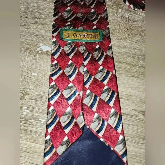 Lot of 3 Designer Silk Ties! Vintage Harve Benard + Pierre Cardin + J. Garcia - Picture 4 of 9